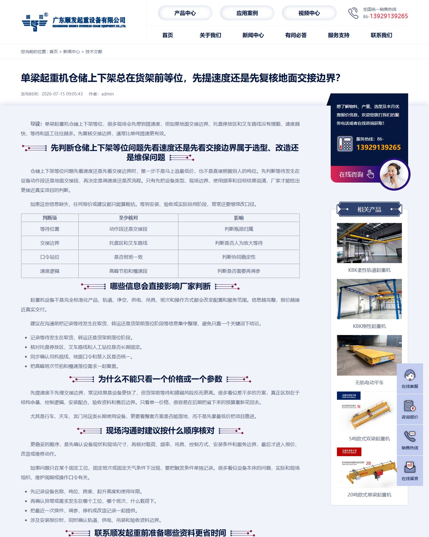桥机技术文章公开页面截图五